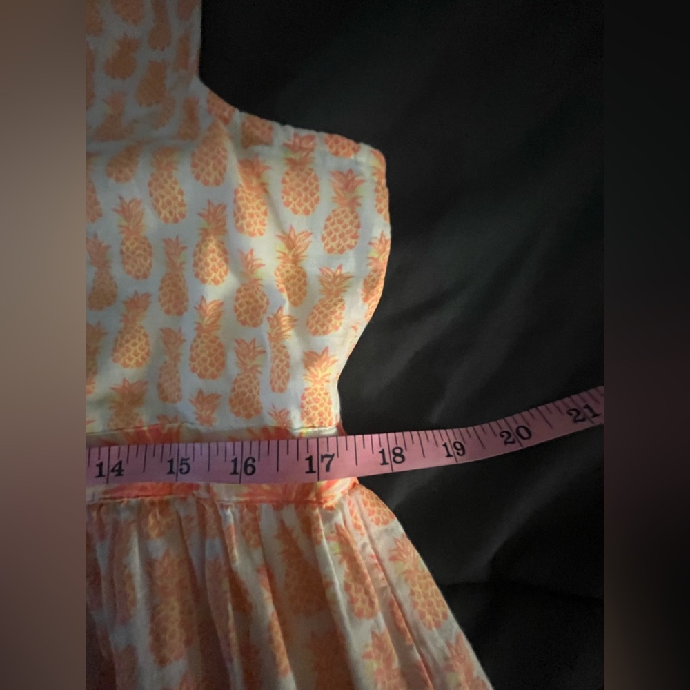 Vineyard Vines pineapple tiered swing dress size small EUC - Picture 14 of 15